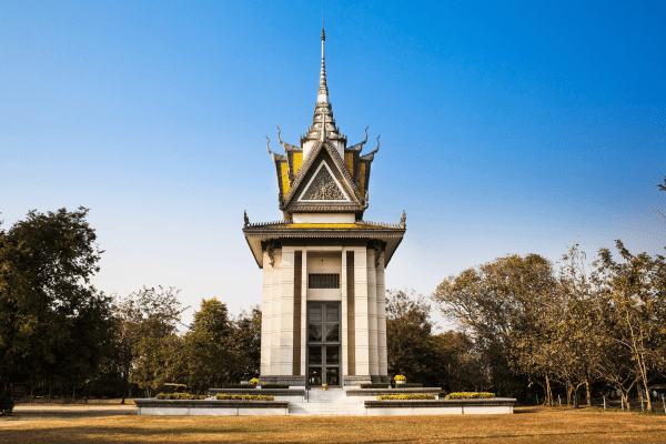 Killing Fields of Choeung Ek in Cambodia